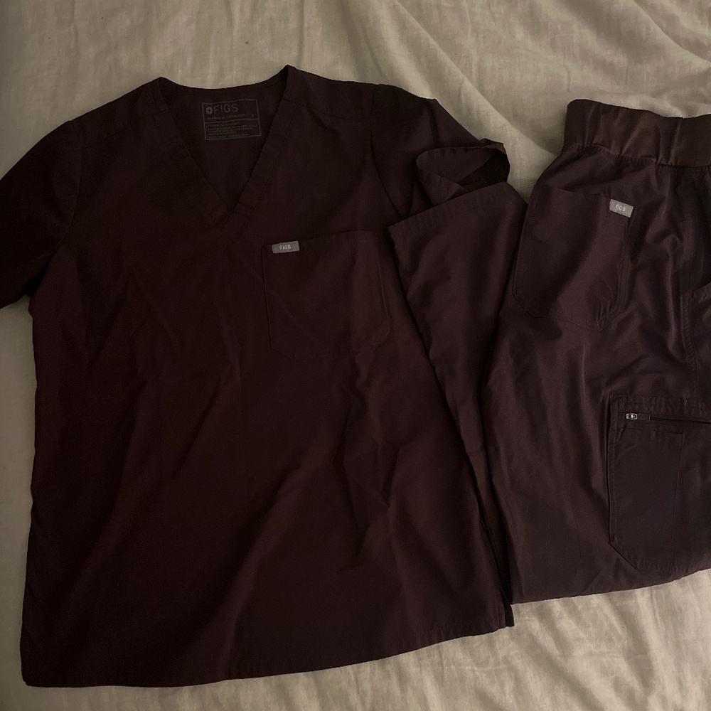 Figs Scrubs Dark Fig